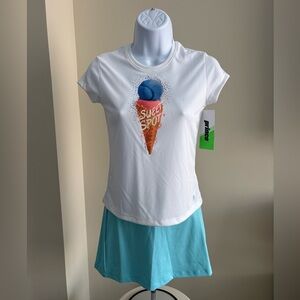 Prince Women's White Sweet Spot Tennis Outfit